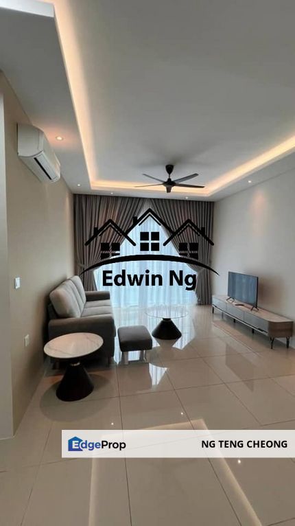 Newly Renovated Quaywest Residence, High Floor, Fully Furnished, Seaview, Near Queensbay Mall, Penang, Bayan Lepas