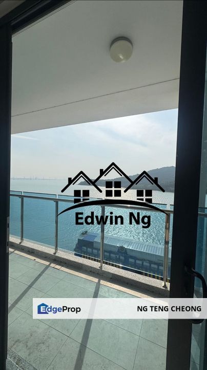 Queens Residences Q2 @ Queens Waterfront, Low Floor, Corner Dual Key Unit, Newly Renovated, Seaview, Penang, Bayan Lepas