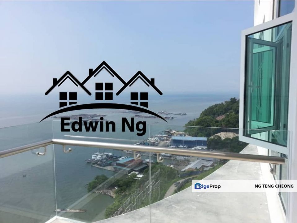 Southbay Plaza at Batu Maung, High Floor Corner Unit Seaview, Partially Furnished, Penang, Batu Maung