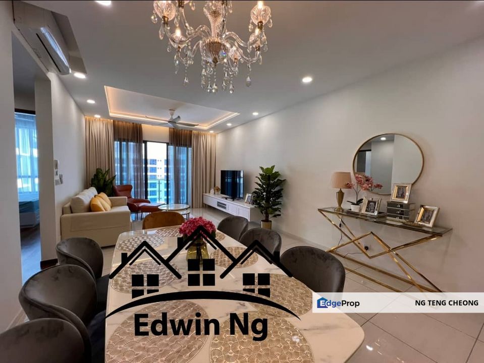 Queens Residences Q1 @ Queens Waterfront, 1200sf, Pool View and Seaview, Fully Furnished & Renovated, Penang, Sungai Nibong