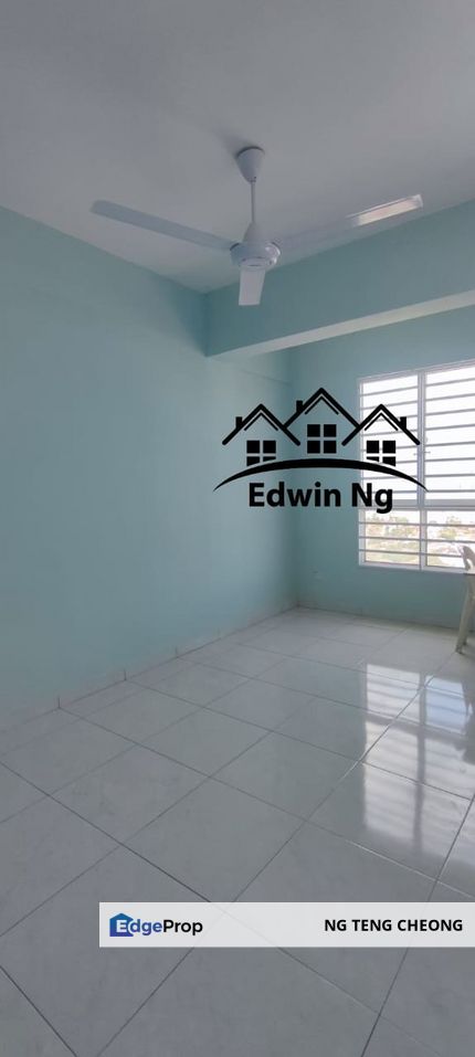 Taman Skyridge Apartment at Tanjung Tokong, High Floor, Seaview, Partially Furnished, Good Condition, Penang, Tanjung Tokong