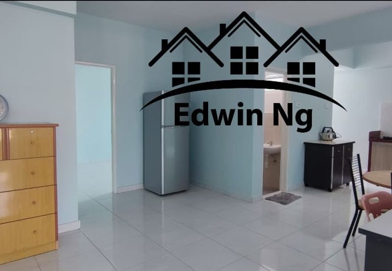 Taman Skyridge Apartment at Tanjung Tokong, High Floor, Seaview, Partially Furnished, Good Condition