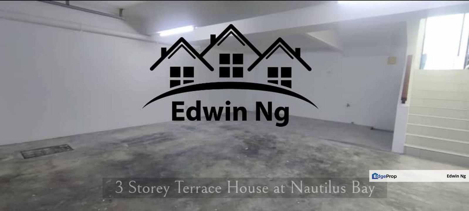 3 Storey Terrace House at Nautilus Bay, Unfurnished Original Unit, Seaview, Penang, Sungai Pinang
