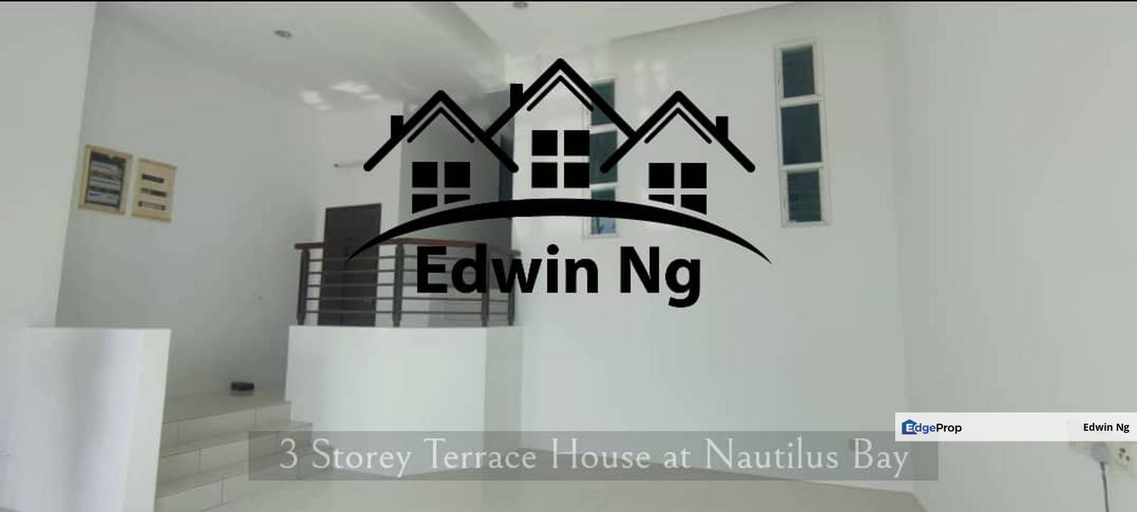 3 Storey Terrace House at Nautilus Bay, Unfurnished Original Unit, Seaview, Penang, Sungai Pinang