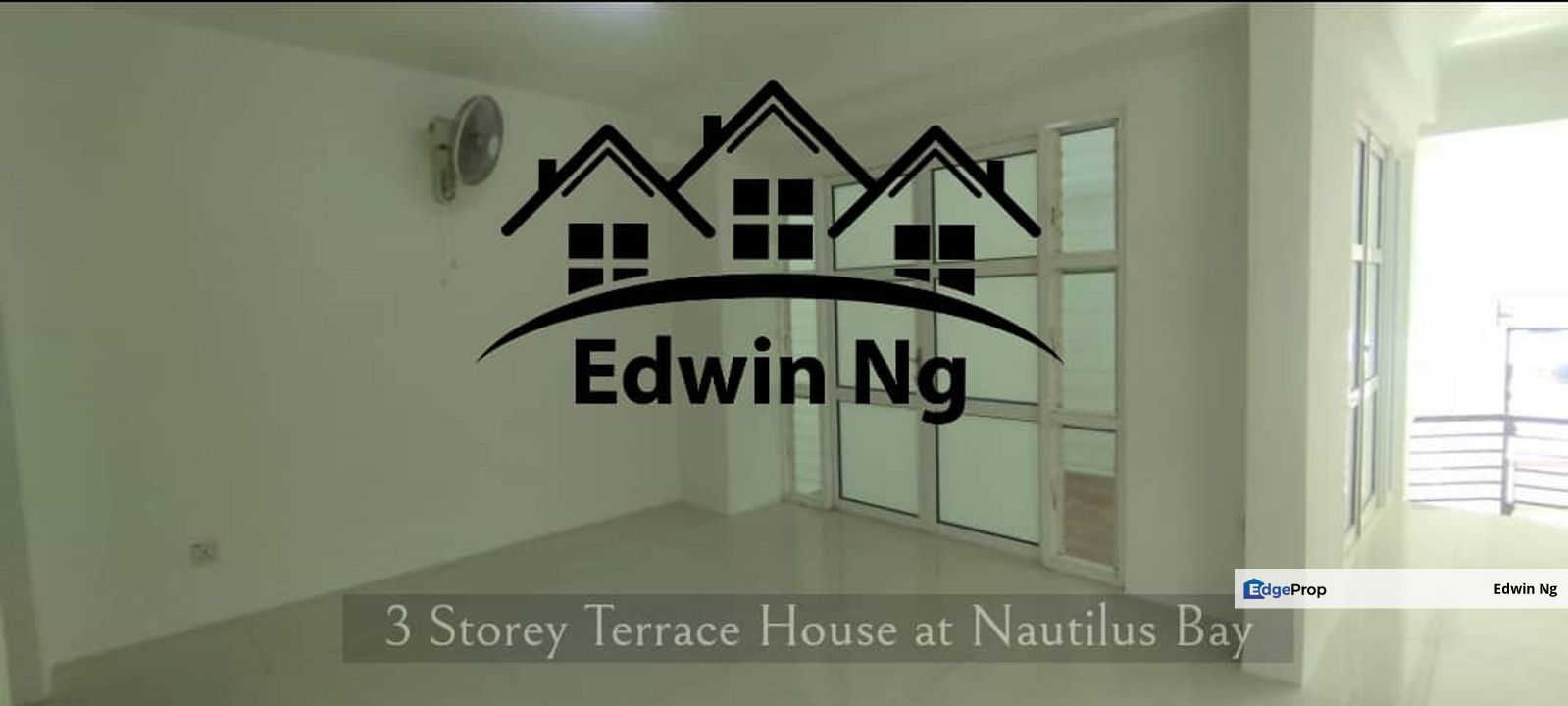 3 Storey Terrace House at Nautilus Bay, Unfurnished Original Unit, Seaview, Penang, Sungai Pinang