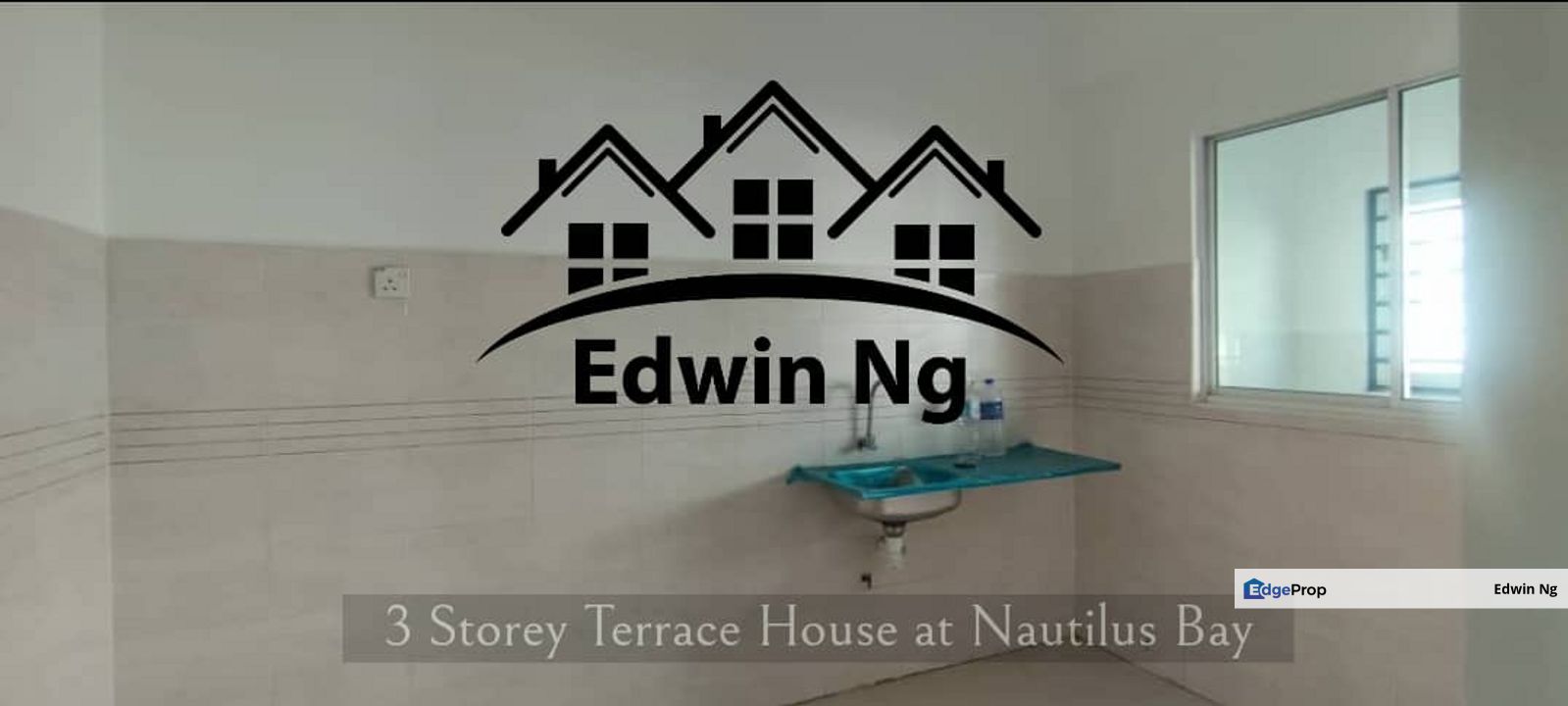 3 Storey Terrace House at Nautilus Bay, Unfurnished Original Unit, Seaview, Penang, Sungai Pinang
