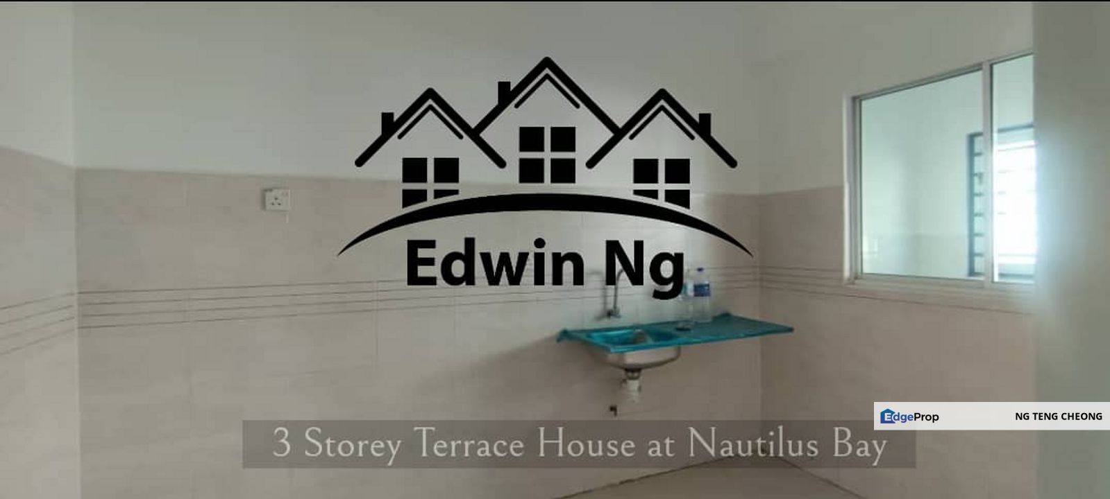 3 Storey Terrace House at Nautilus Bay, Unfurnished Original Unit, Seaview, Penang, Sungai Pinang
