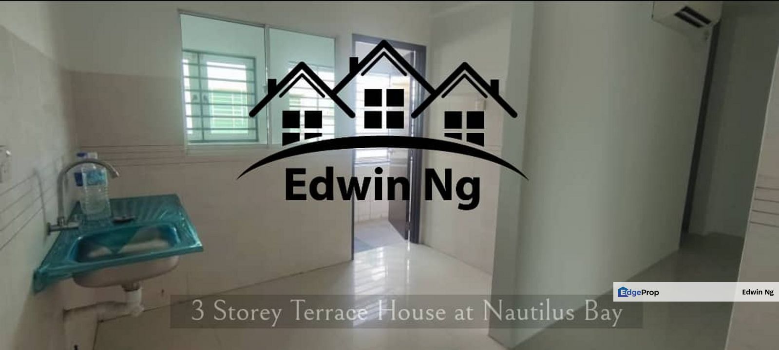 3 Storey Terrace House at Nautilus Bay, Unfurnished Original Unit, Seaview, Penang, Sungai Pinang