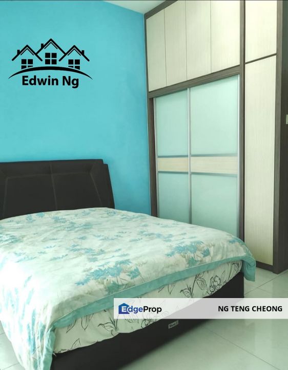 Capri Park Condo at Butterworth, Near Raja Uda, High Floor, Furnished & Fully Renovated, Good Condition, Penang, Butterworth