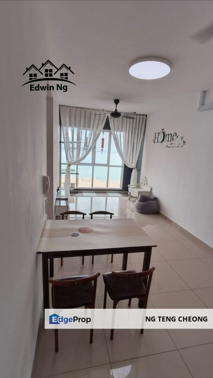 The Zen Condominium at Bayan Lepas, High Floor Seaview, Fully Furnished & Renovated, 1 Carpark, Penang, Bayan Lepas