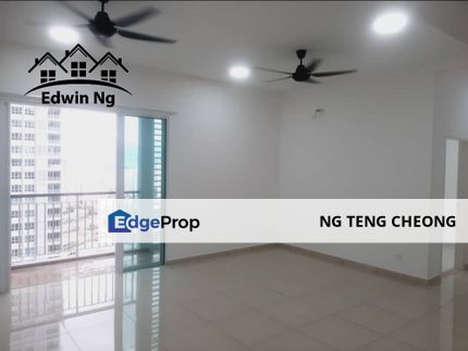 Imperial Grande Condominium at Bayan Lepas, Middle Floor, Unfurnished, Pool View, Good Condition, Penang, Sungai Ara