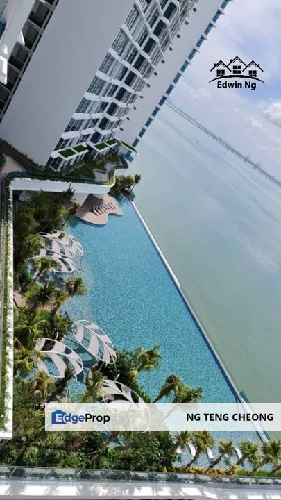 Queens Residences Q1, Middle Floor, Fully Renovated, Seaview, Penang, Sungai Nibong