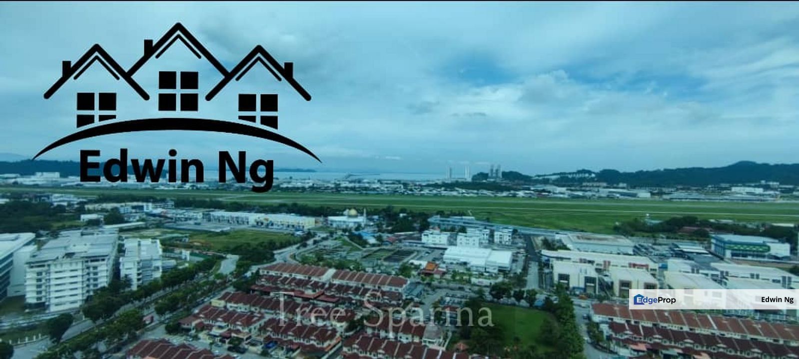 Tree Sparina Condo at Bayan Lepas, High Floor, Corner Unit, Airport View & Sea View, Penang, Bayan Lepas
