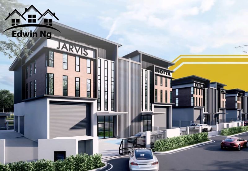 3 Storey Semi-D Builtson Light Industrial Hub at Kawasan Industri Ringan Permatang Tinggi