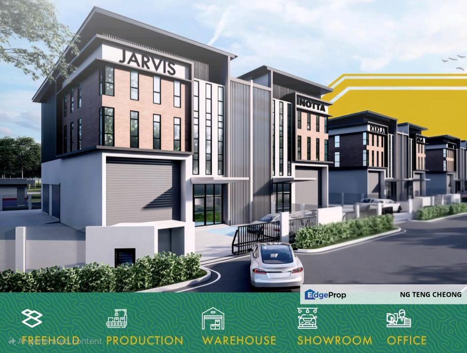 3 Storey Semi-D Builtson Light Industrial Hub at Kawasan Industri Ringan Permatang Tinggi, Penang, Permatang Tinggi