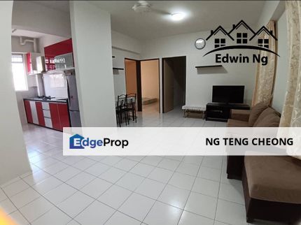 Sri Aman Apartment at Relau, Low Floor, Fully Furnished & Renovated, Penang, Relau