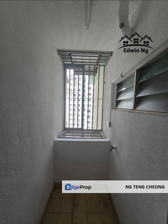 Taman Kristal Apartment, High Floor Corner Unit, Unfurnished, Newly Painted, Penang, Tanjung Tokong