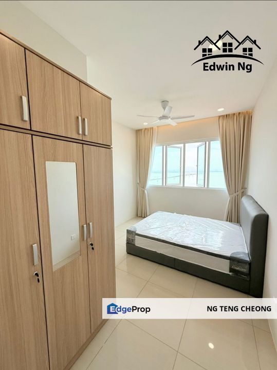 The Zen Condominium, High Floor Seaview, Fully Furnished & Renovated, 1 Carpark, Penang, Bayan Lepas