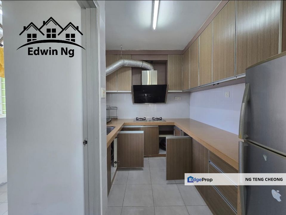 Harmony View Apartment at Jelutong, High Floor, Corner Unit, Partly Furnished, Good Condition, Penang, Jelutong