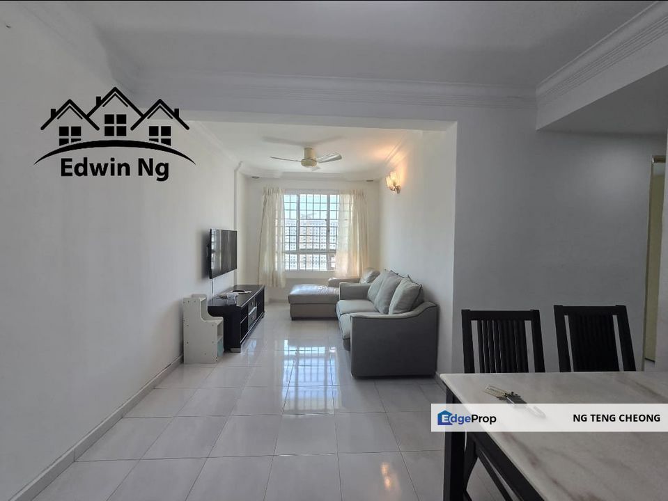 Harmony View Apartment at Jelutong, High Floor, Corner Unit, Partly Furnished, Good Condition, Penang, Jelutong