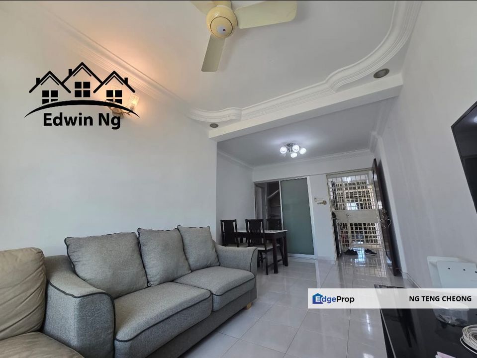 Harmony View Apartment at Jelutong, High Floor, Corner Unit, Partly Furnished, Good Condition, Penang, Jelutong