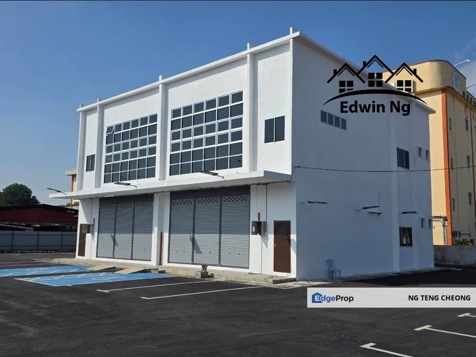 2 Storey Detached Shop Lot at Jalan Batu Kawan, Simpang Ampat, Facing Main Road, Penang, Simpang Ampat