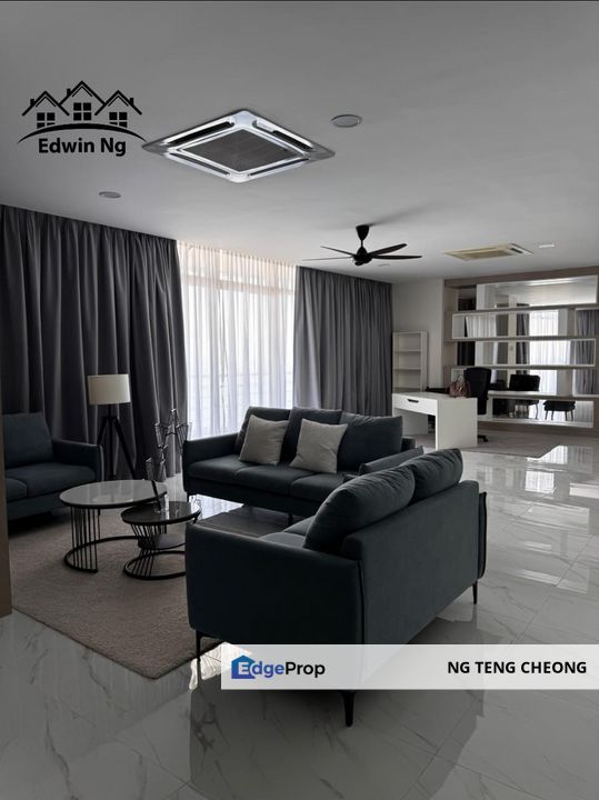 Millennium Tower at Gurney Drive, High Floor, Fully Furnished & Renovated, Seaview, Penang, Persiaran Gurney