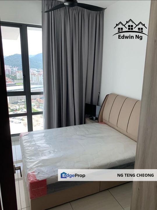 Queens Residences Q1, High Floor, Fully Furnished and Renovated, Penang, Sungai Nibong
