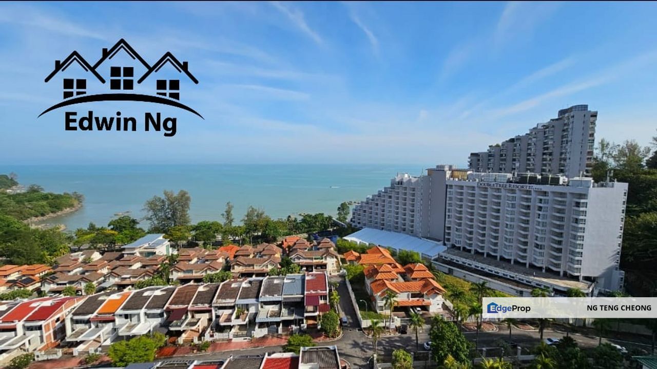 Miami Green Condominium at Batu Ferringhi, Middle Floor Seaview, Partly Furnished & Renovated, Penang, Batu Ferringhi