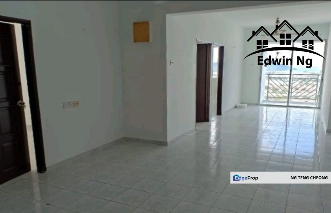 BJ Court Apartment at Bukit Jambul, Middle Floor, Unfurnished Unit, 1 Carpark, Penang, Bukit Jambul