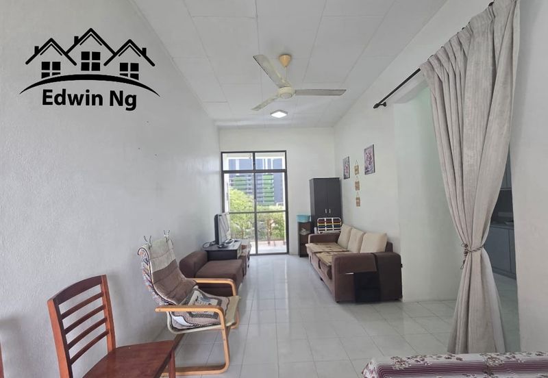 Taman Bukit Kecil Apartment at Sungai Nibong, Fully Furnished & Renovated, Good Condition