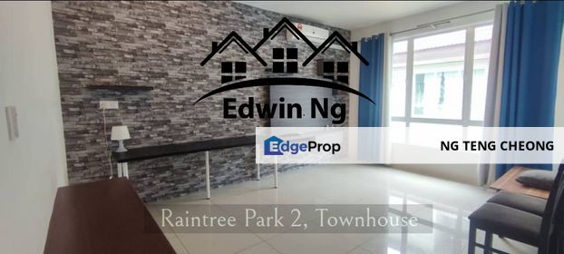 Raintree Park 2 Townhouse at Simpan, Upper Unit, Partly Furnished & Renovated, Good Condition, Penang, Simpang Ampat