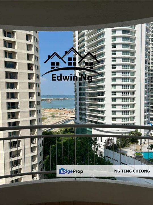 Gurney Park Condominium, Low Floor, Partially Furnished, Good Condition, Penang, Persiaran Gurney