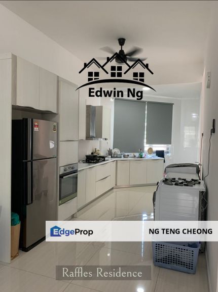 3 Storey Terrace House, End Lot @ Raffles Residence 199, Gelugor, Well Maintained, Penang, Gelugor