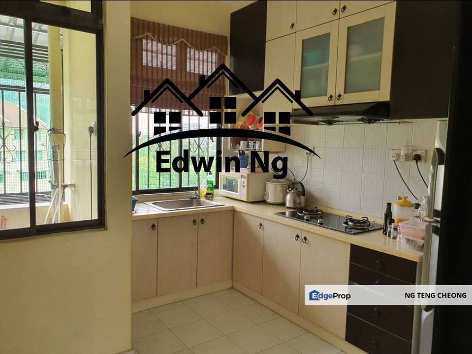 Sea Breeze Tower, Low Floor, Partly Furnished, 2 Carparks, Penang, Bukit Dumbar