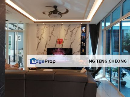 Tastefully Renovated 3 Storey Zero Lot Bungalow at The Glades, Alma, Penang, Bukit Mertajam