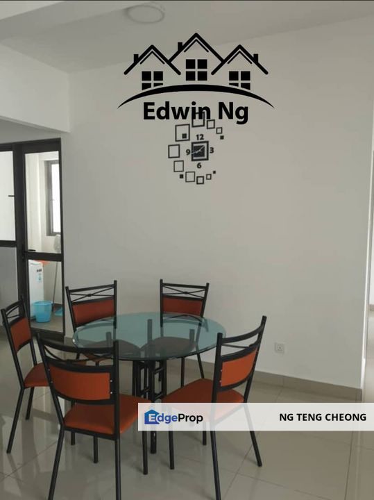 Skycube Residence Condominium at Sungai Ara, Bayan Lepas, Low Floor Pool View, Partially Furnished, Penang, Sungai Ara