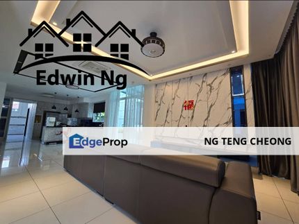 WORTH BUYING Tastefully Renovated 3 Storey Zero Lot Bungalow at The Glades, Alma, Penang, Bukit Mertajam