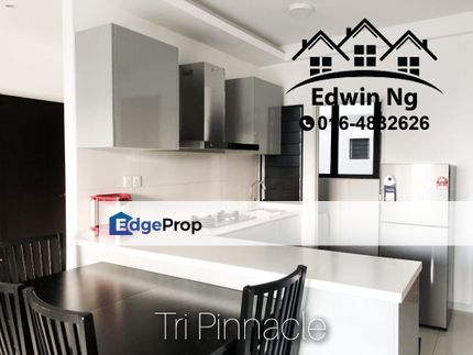 Tri Pinnacle Condo, Fully Furnished and Renovated, Seaview, Good Condition, Penang, Tanjung Tokong