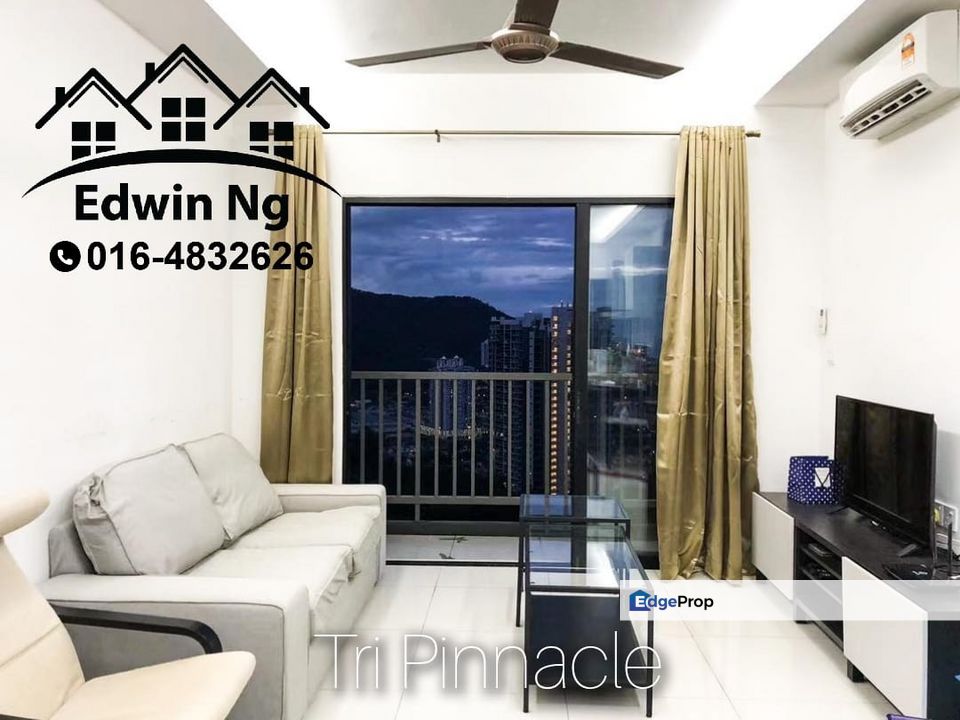 Tri Pinnacle Condo, Fully Furnished and Renovated, Seaview, Good Condition, Penang, Tanjung Tokong