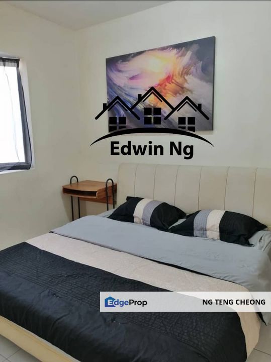 Villa Emas Condominium @ Bayan Bay (Near Queensbay Mall), Middle Floor, Fully Furnished Unit, Good Condition, Penang, Sungai Nibong