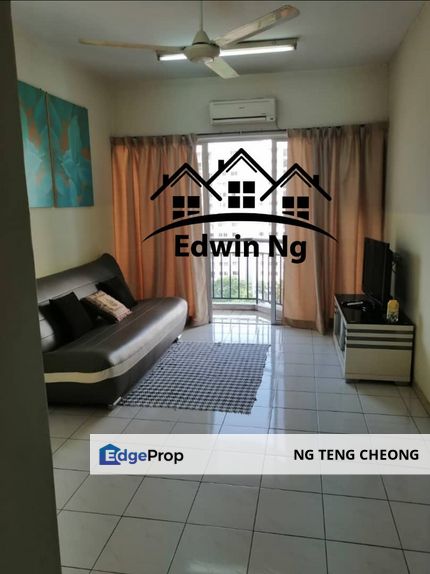 Villa Emas Condominium @ Bayan Bay (Near Queensbay Mall), Middle Floor, Fully Furnished Unit, Good Condition, Penang, Sungai Nibong