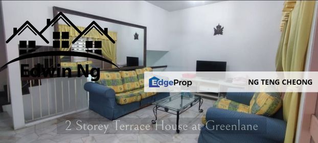 Double Storey Terrace House at Island Park, Greenlane, Partially Furnished Corner Unit, Good Condition, Penang, Greenlane