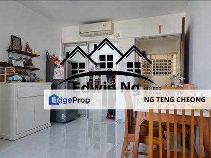 Harmony View Apartment at Jelutong, Low Floor, Partially Furnished & Renovated, Good Condition, Penang, Jelutong