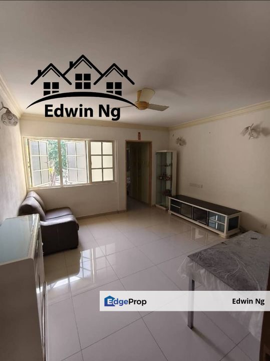 Taman Pekaka Apartment Block 33 at Sungai Dua, Low Floor, 1 Carpark, Partially Furnished & Renovated, Penang, Sungai Dua (Island)