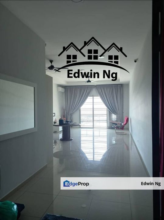 Prominence Condominium at Bukit Mertajam, Middle Floor, Partly Furnished, Good Condition, Penang, Bandar Perda