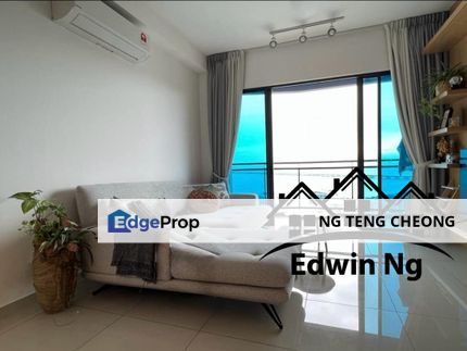 Waterside Residence at The Light City, Middle Floor, Fully Furnished & Renovated, Seaview, Penang, Gelugor