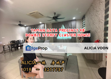 Taman Gaya precinct 4B Jalan Sasa Double Storey Cluster, Johor, Ulu Tiram