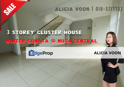 Nusa Sentral Winter Sonata Three Storey Cluster, Johor, Nusajaya