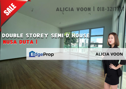 Nusa Duta 1 Double Storey Semi D Original Unit, Johor, Johor Bahru